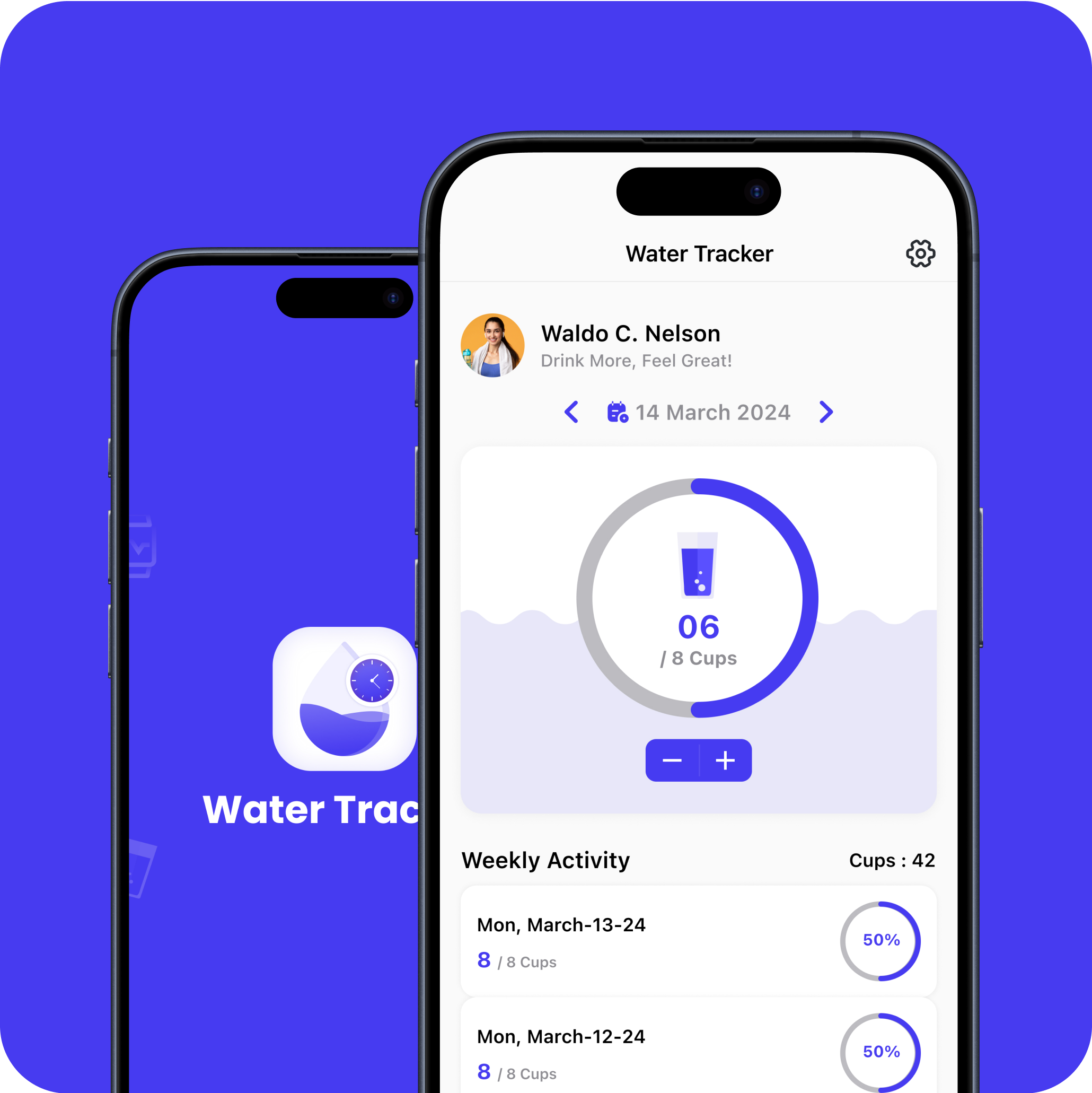 Water Tracker App Image